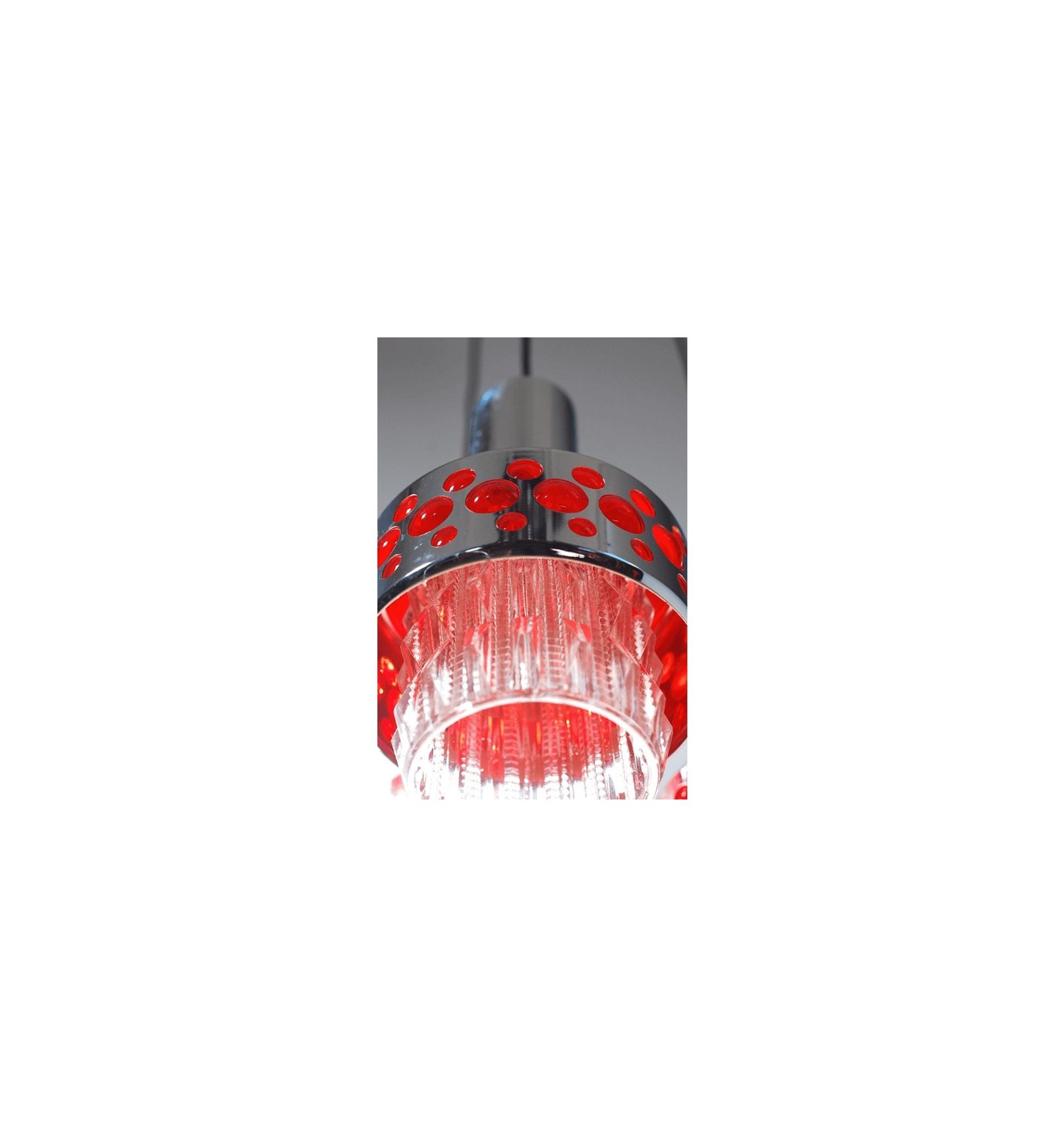 Large chandelier seventies 3 suspended lamps