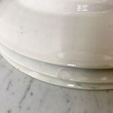 Set of 6 mismatched hollow plates Digoin Sarreguemines models "Choc" and "Avila"