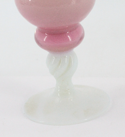 Pink opaline vase