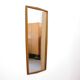 Oak mirror from the 60s, 84 x 38.5 cm.