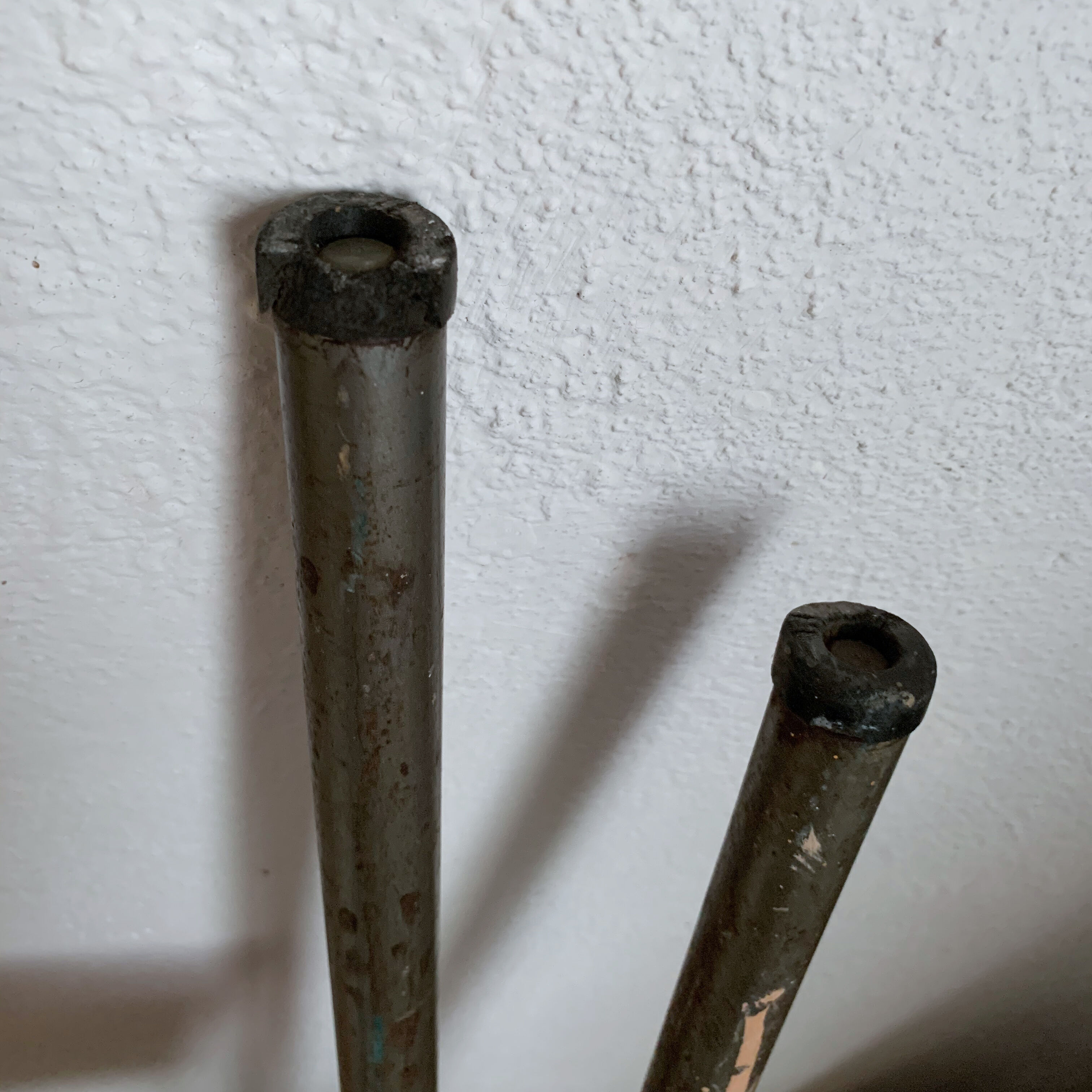 Metal and wood workshop ladder 4 steps
