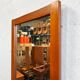 Vintage Teak Mirror, Miljo, Ab Nybrofabriken, Sweden 1950's