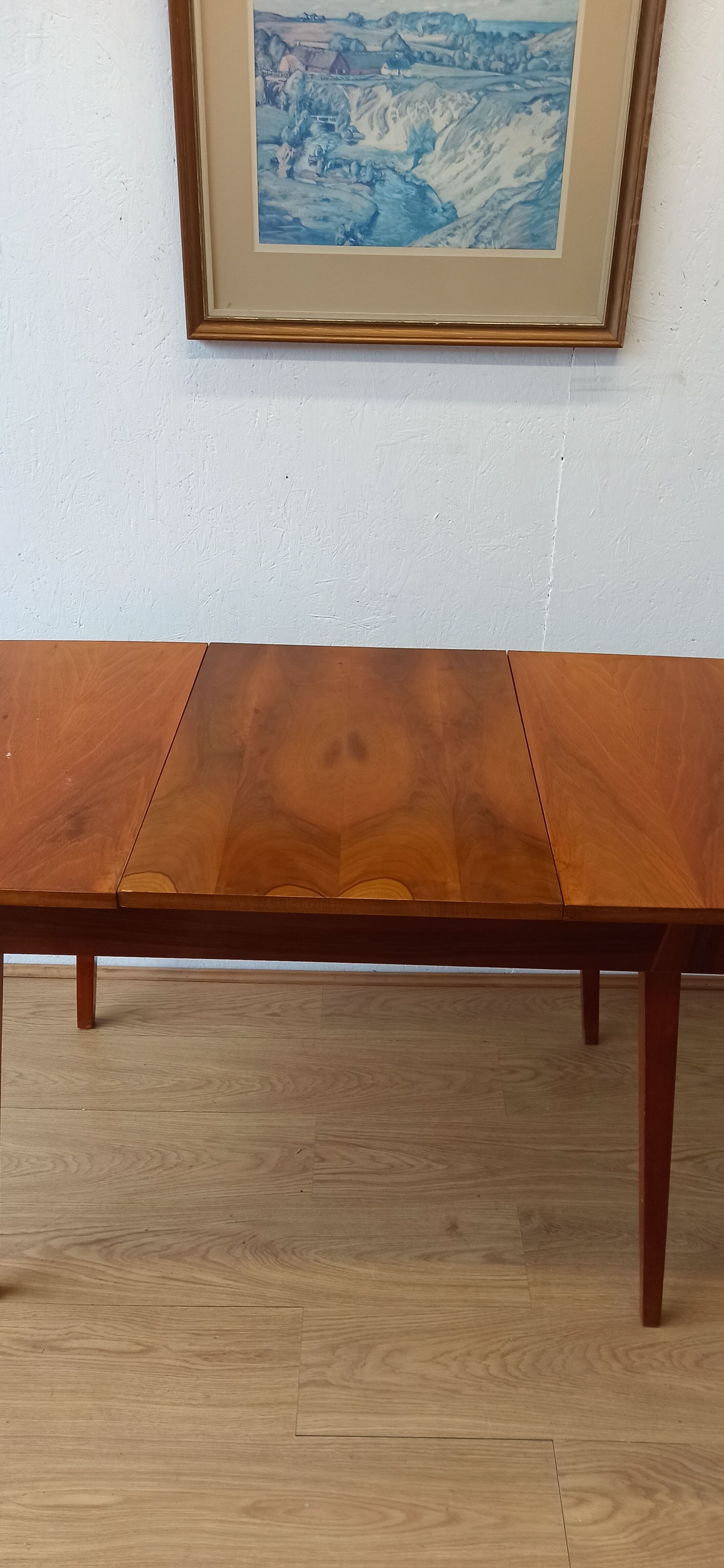 Modernist extendable dinning table  Bilea  of the 1960s.