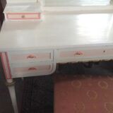 Old dressing table 1900 mirror 3 shutters