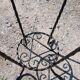 Vintage plant stand with Vallauris pottery.