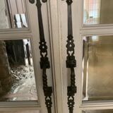 Double separation doors with transom and beveled glass 20th century