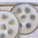 4 oyster plates Moulin des Loups 2106174