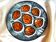 Hand-painted oyster plates - Plates from Pornic, France
