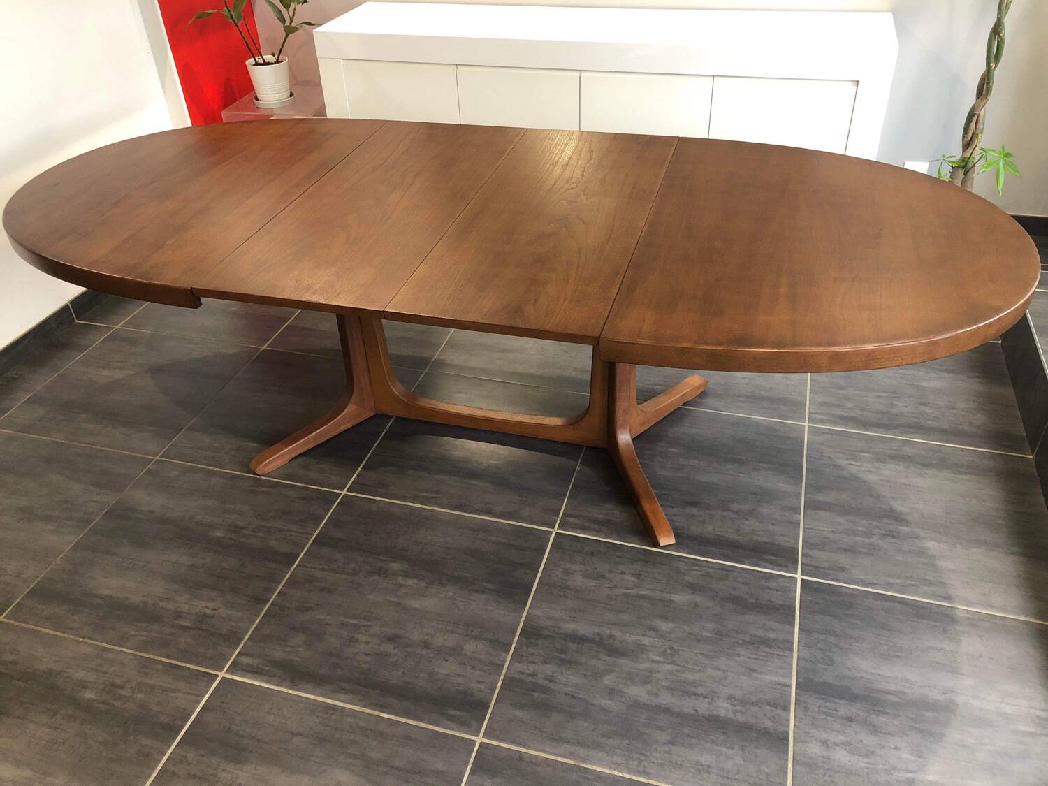 Vintage Baumann extendable table 1970s
