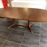 Table extensible Baumann vintage années 1970