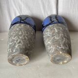 Pair of Papillon vases by Louis Dage art deco