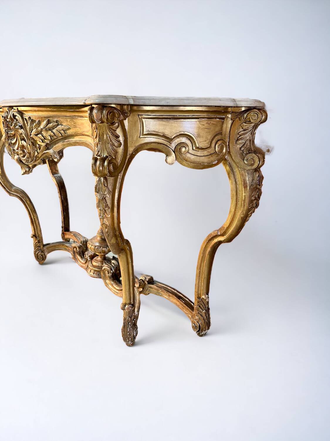 Gilded Louis XV style console