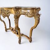 Gilded Louis XV style console