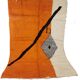 Moroccan handmade artisanal berber carpet magic orange eye 287 x 184 cm