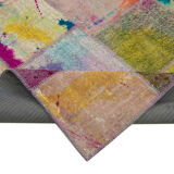 Handmade Oriental Contemporary 200 cm x 298 cm Multicolor Patchwork Carpet
