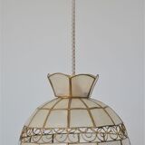 Mother-of-pearl and brass suspension