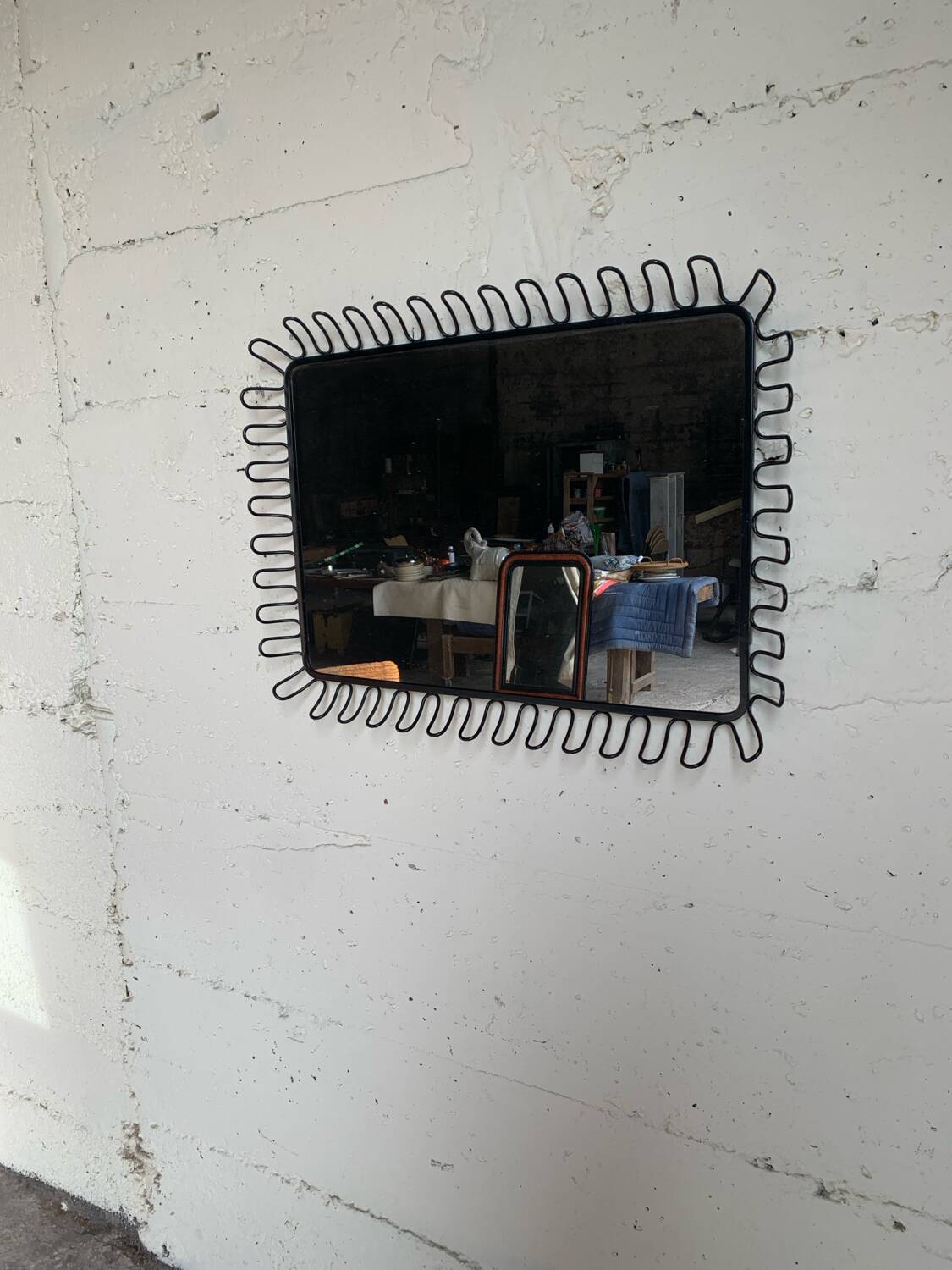 IKEA Mandal mirror from the 80s.