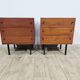 A pair of side cabinets, designed by Günter Renkel for REGO / Twen, Germany