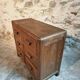 Vintage French Oak Chest of Drawers – 1930s, Solid Oak Storage Cabinet with Four Drawers
