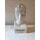 Cracked earthenware phrenology bust by Fowler