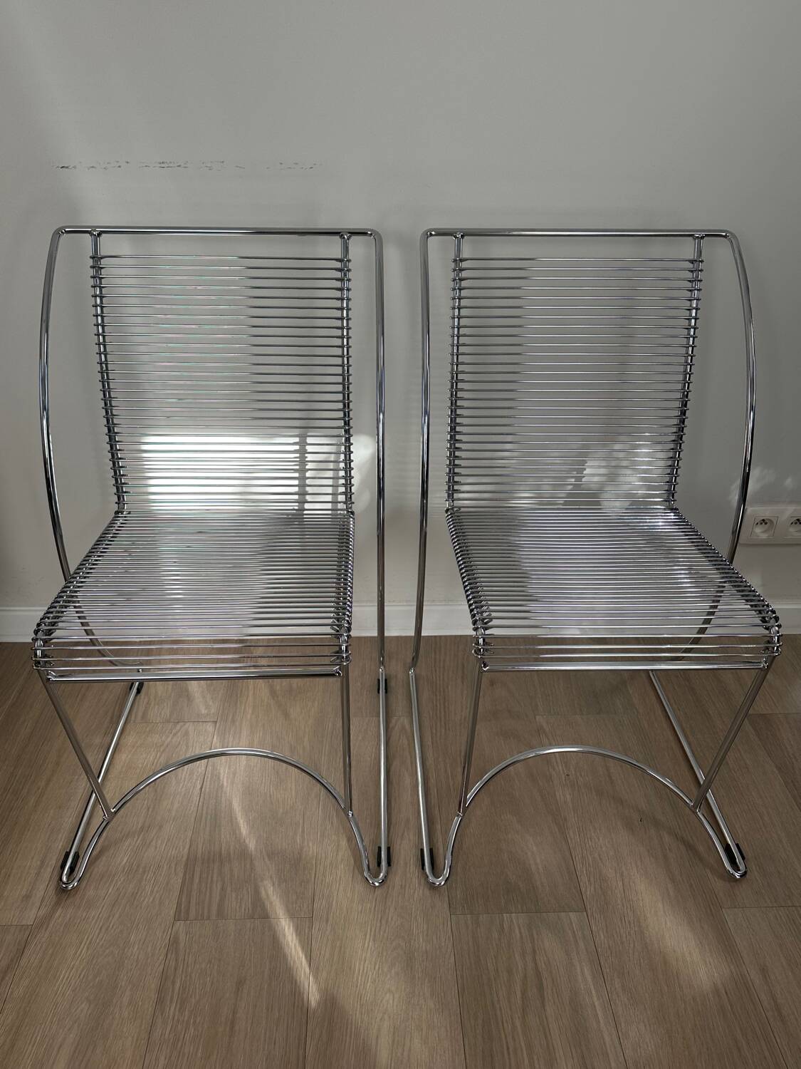 Pair of chairs, Till Behrens design, 1980s