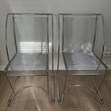 Paire de chaises, design Till Behrens, années 80