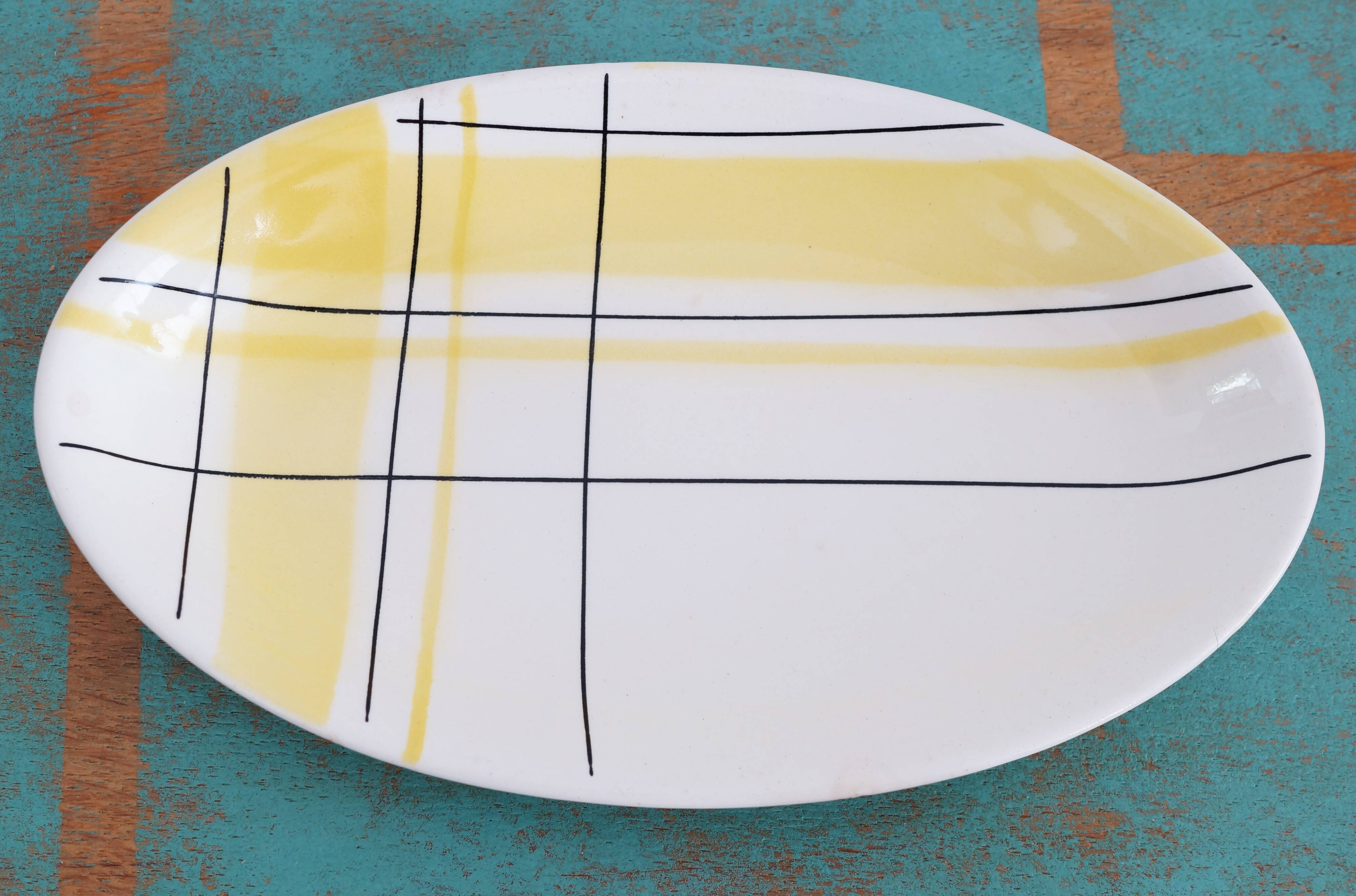 Ravier Salins oval yellow model "Montreal"