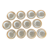 Limoges porcelain coffee service "r.leclair"