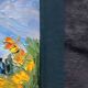 Pair of post-impressionist paintings signed BERJONNEAU, oil on cardboard.