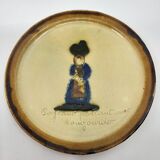 Service à dessert Atelier Cerenne Vallauris Santons de Provence France 1950