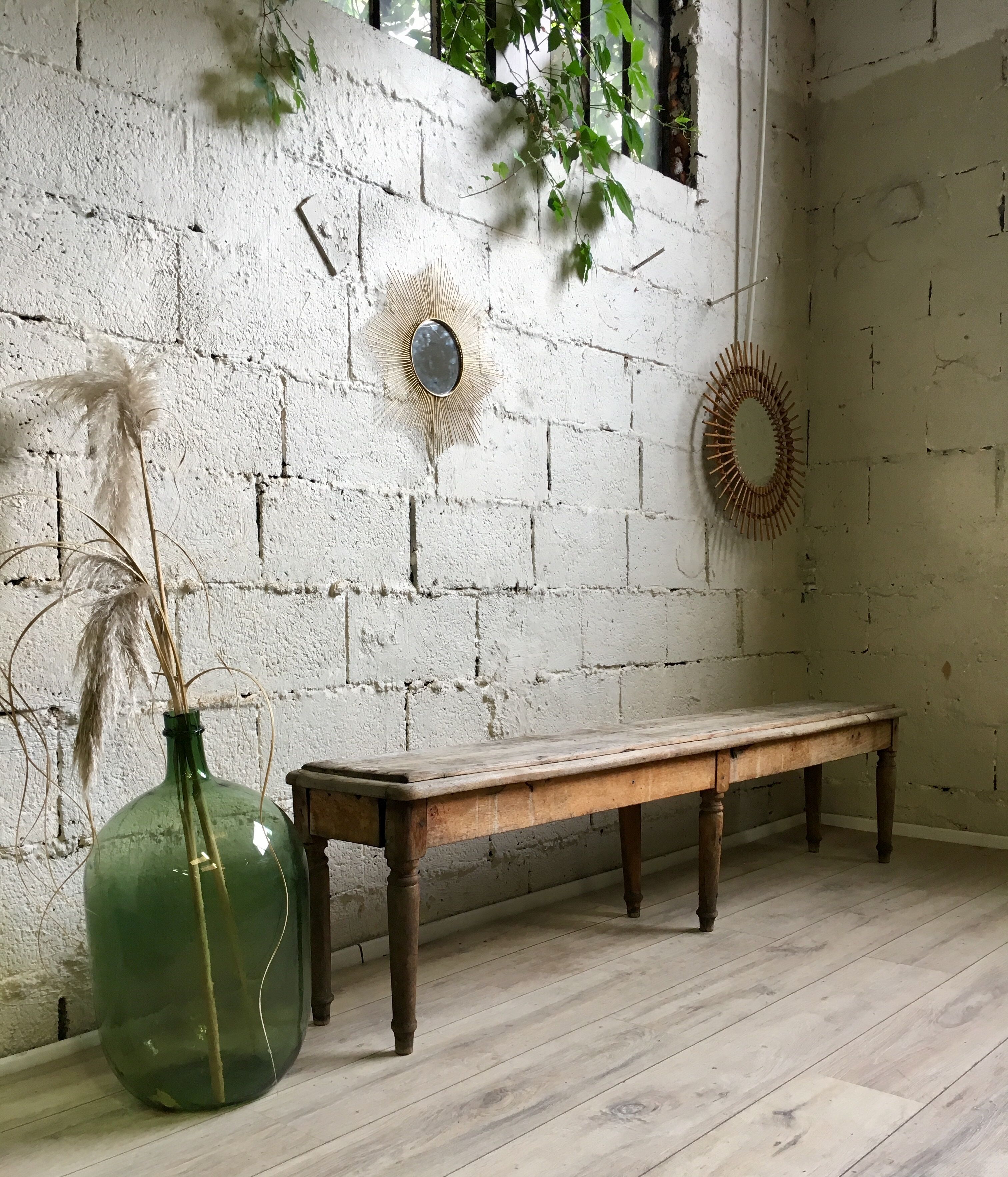 Former oak bench, 1900