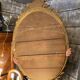 Louis xvi style mirror gilt wood with beveled glass leaf 19th c. period