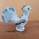 Pique-fleurs en forme de coq Chantal (1937) et Thierry (1934) Robert