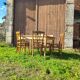 Table de ferme en merisier vers 1930