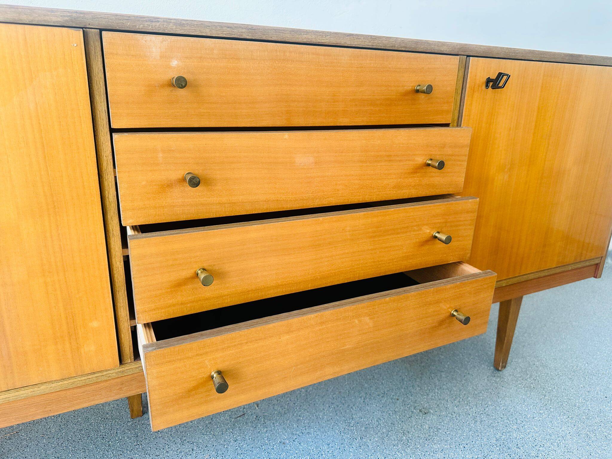 Large Mid-Century Sideboard 'Soziales Wohnen' 1960