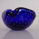Blue Sommerso Murano Glass Ashtray, Italy, 1960s