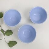 Set of 3 bowls or cups, unsigned