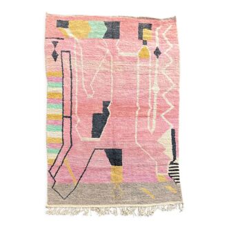 Berber rug Boujaad traditional pink