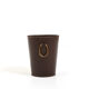 Carl auböck 1950s brown leather waste paper basket