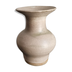 Vase français signé en grès