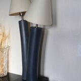 Large 2-light ceramic Drimmer lamp