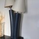 Large 2-light ceramic Drimmer lamp