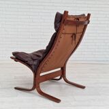 1960’s, Norwegian design, "Siesta" lounge chair by Ingmar Relling, leather, bentwood.