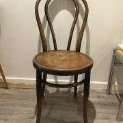 Bentwood bistro chair in Thonet style