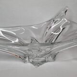 Vintage asymmetrical "Splash" crystal cup, 65 cm