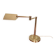 Articulated brass desk lamp, Boulanger (Belgium), 1970-80