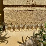 Luminarc stemmed glasses