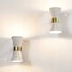 Pair of Italian Diabolo wall lights, 1950s design