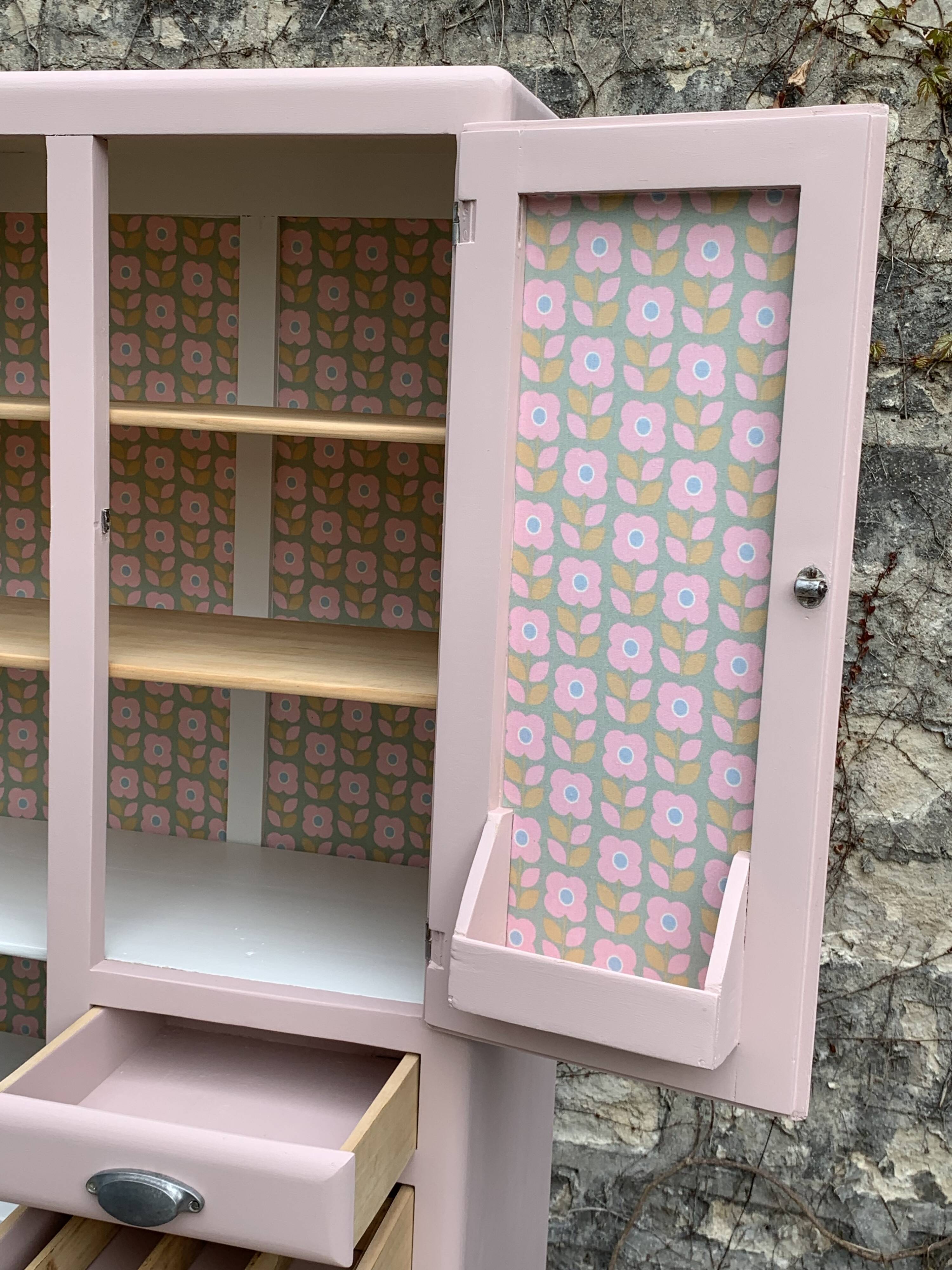Mado powder pink buffet cabinet 1950