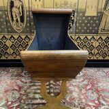 Regional work wooden cradle